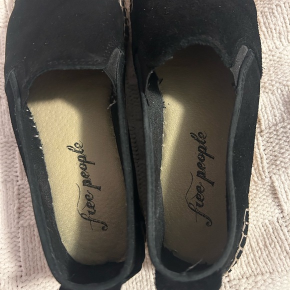 Free People Black Suede Men's Loafers - Picture 2 of 7